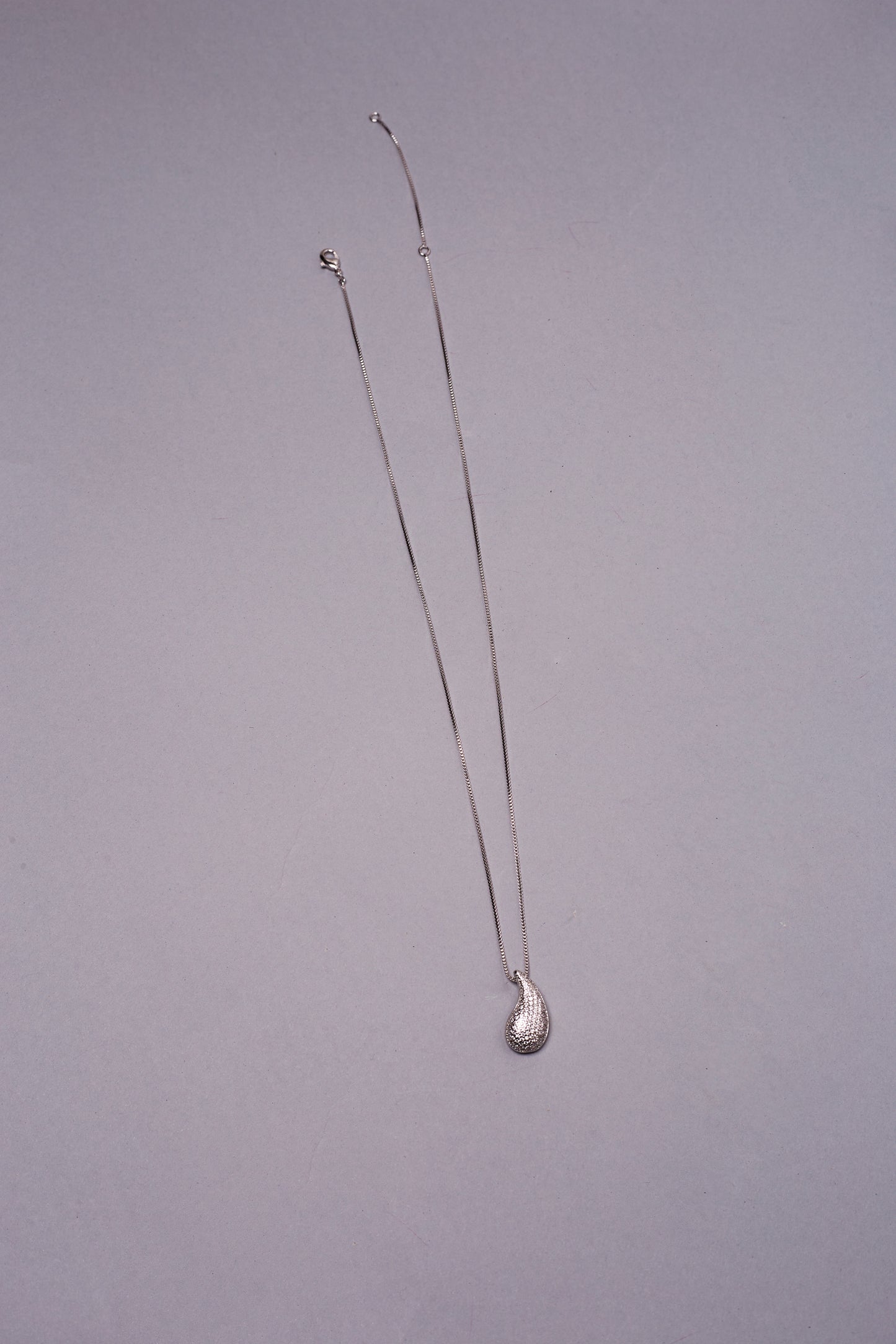 Colar Gota Cravejada Ródio