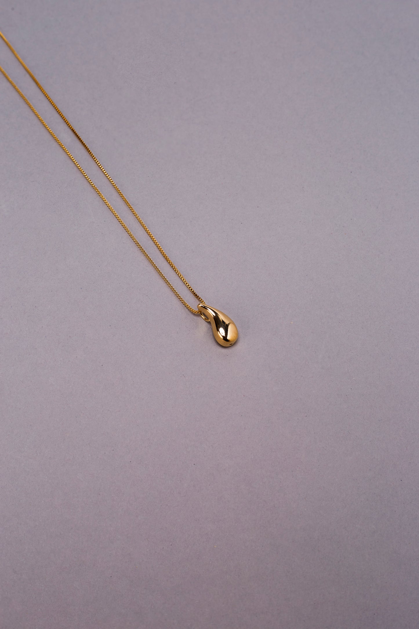 Colar Gota P Ouro 18k