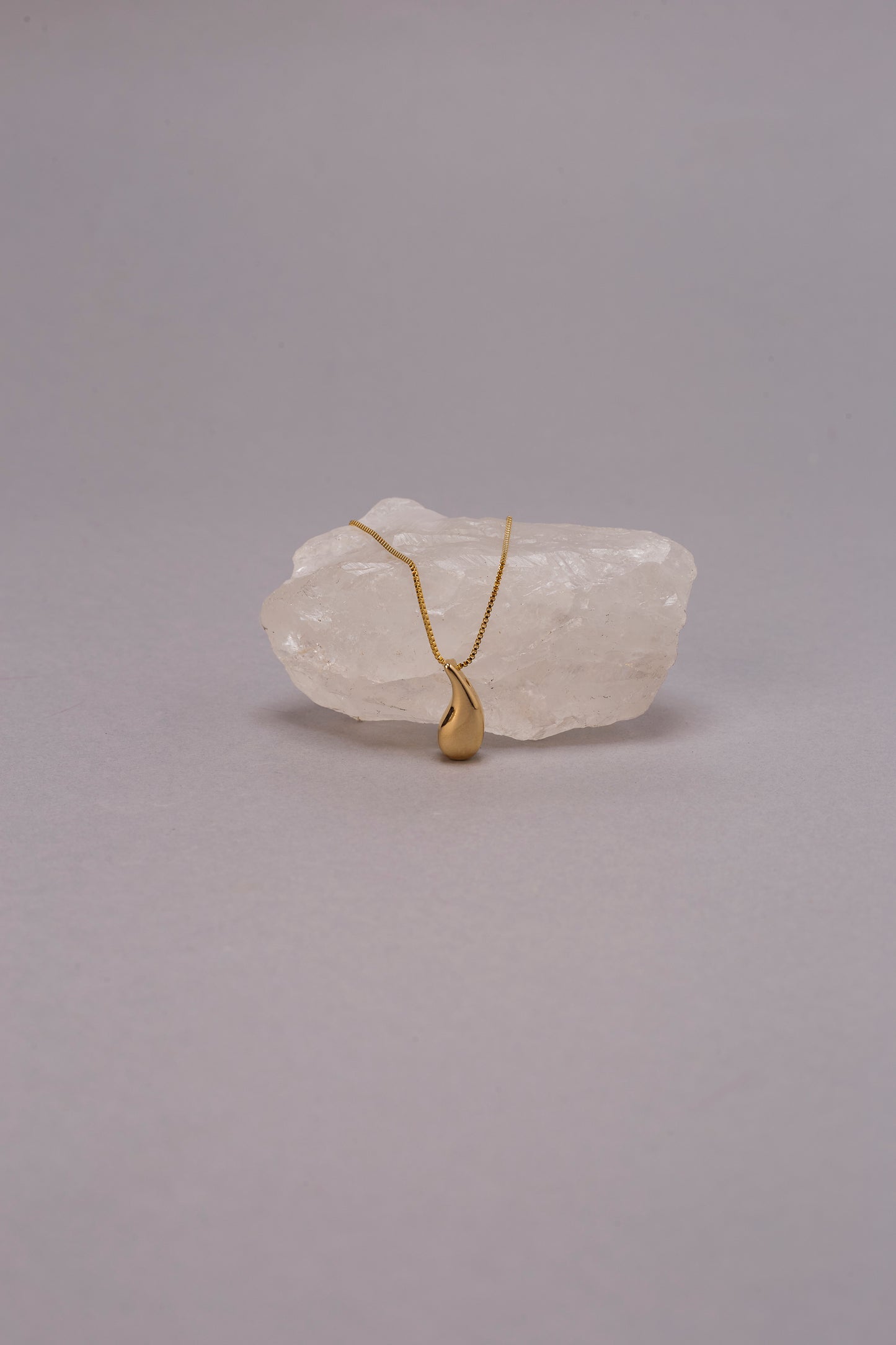 Colar Gota P Ouro 18k