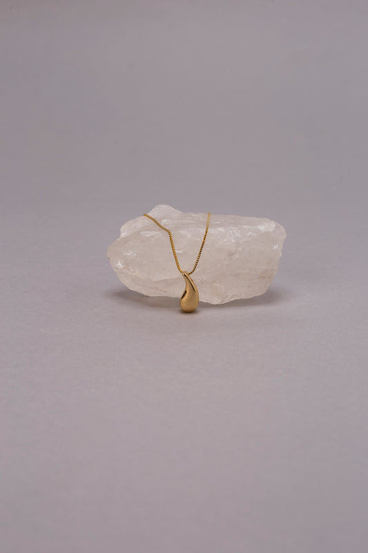 Colar Gota P Ouro 18k